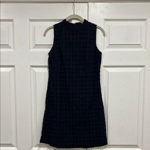 Sail‎ to Sable Eyelet Ruffle Dress Navy Blue Womens Size 0